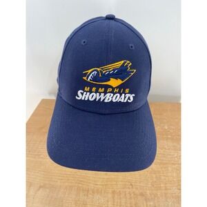 Memphis Showboats New Era 9FORTY Baseball Cap Navy Blue USFL Adjustable Strap